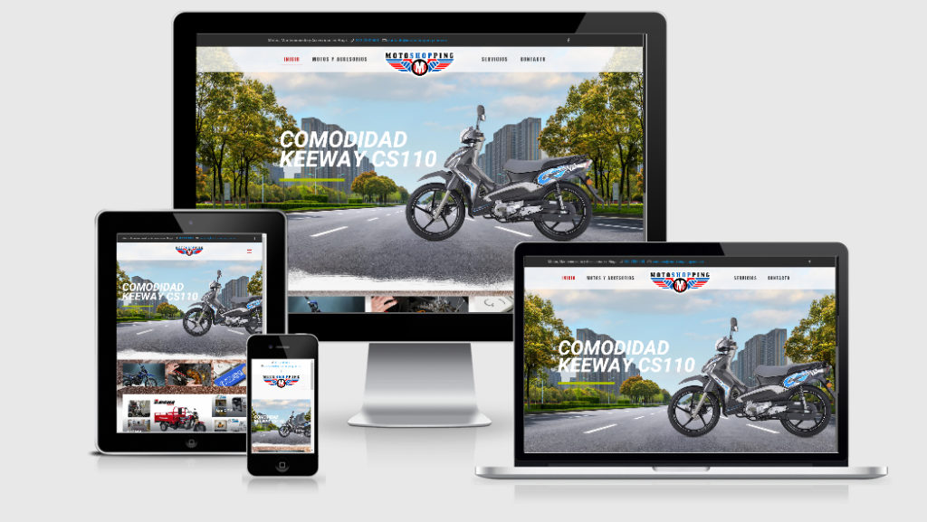 Diseño Web para concesionarios de motos en Cali